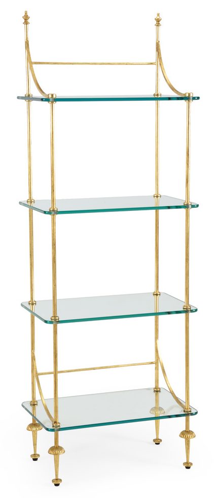 Chelsea House 381993 Coleman Etagere Gold Chelsea House 381993 Coleman Etagere Gold