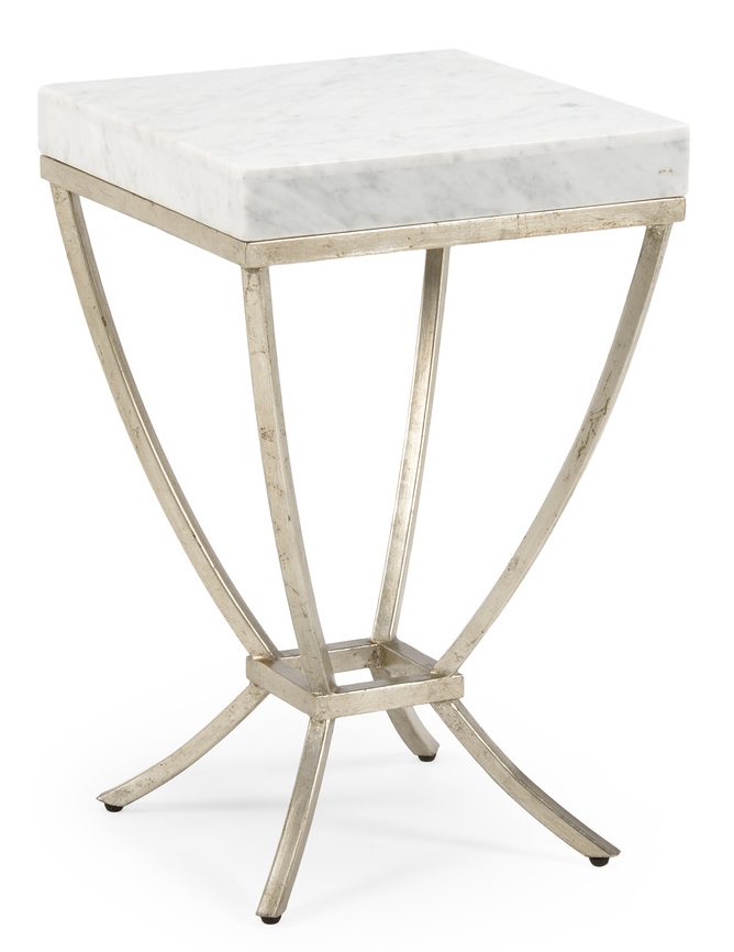 Chelsea House 382002 Brandon Side Table Silver