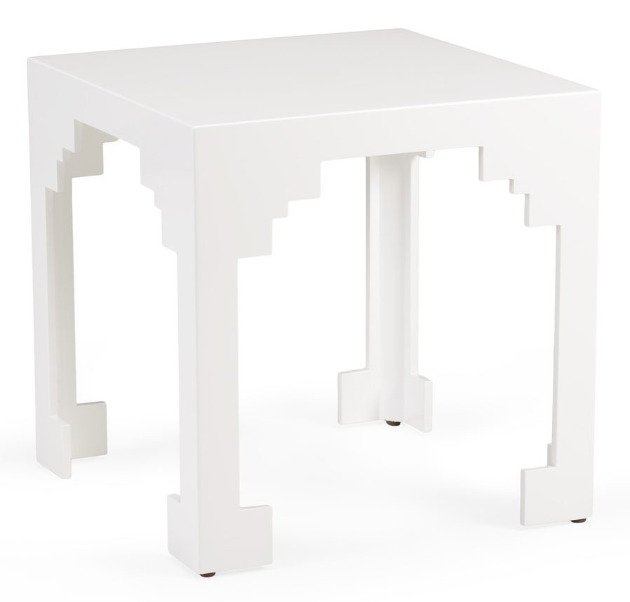 Chelsea House 382342 Cut Corner Table White Large