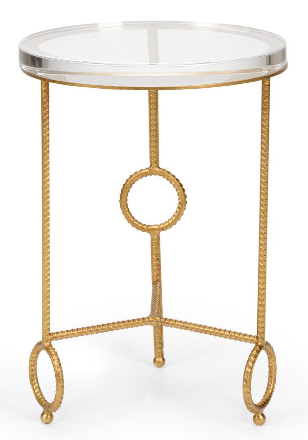 Chelsea House 383178 Yonkers Side Table Acrylic