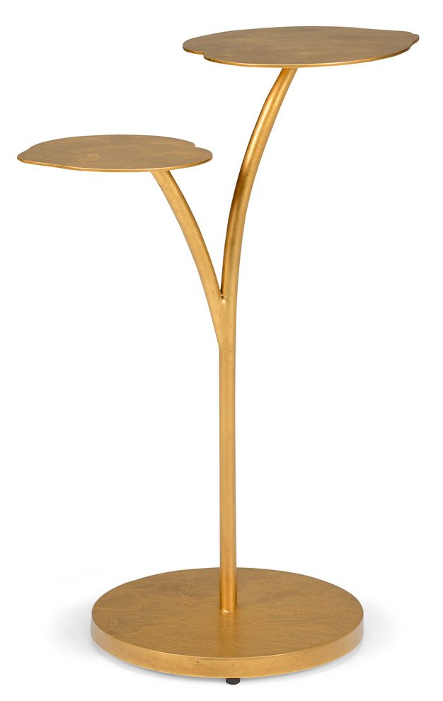 Chelsea House 383183 Leaf Side Table Gold