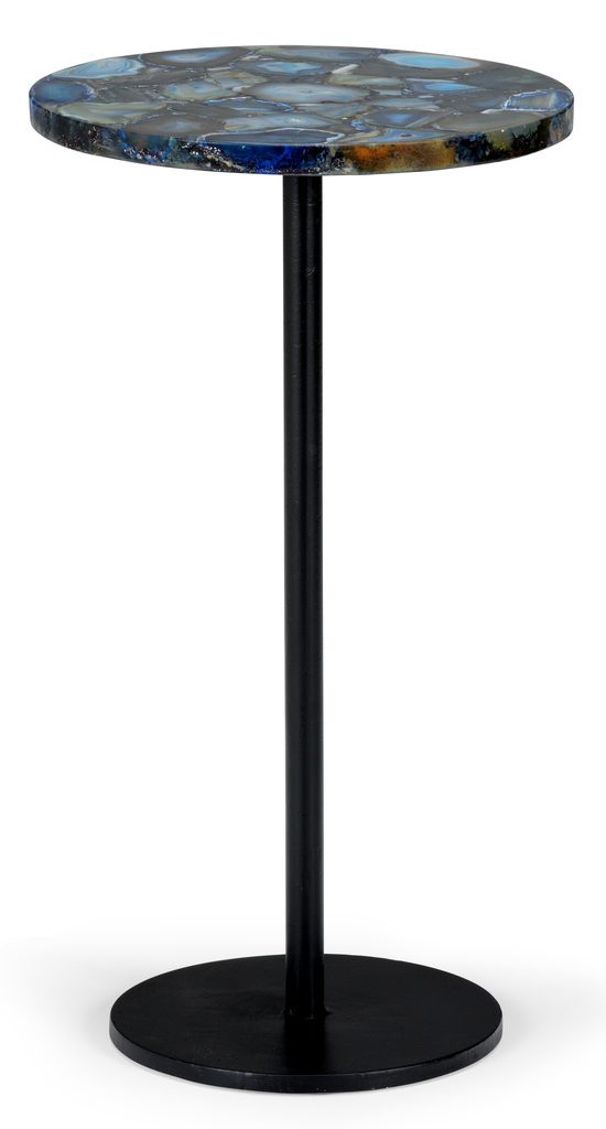 Chelsea House 383360 Blue Agate Side Table