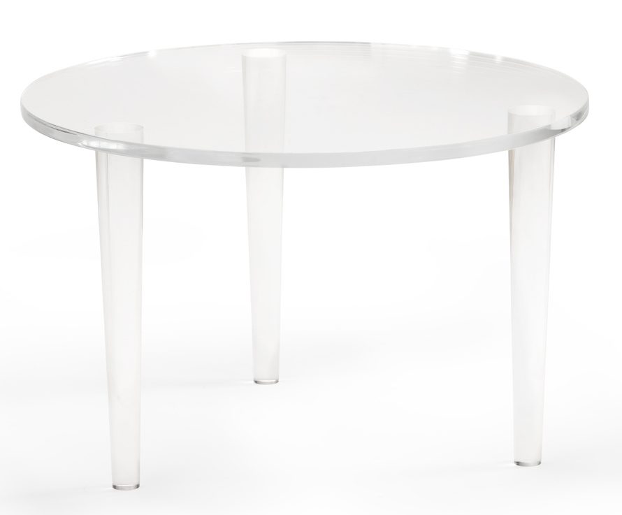 Chelsea House 383663 Round Acrylic Coffee Table