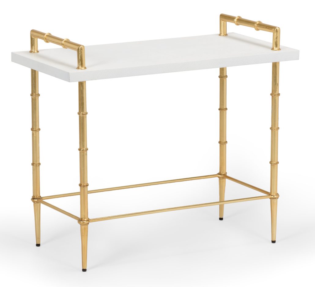 Chelsea House 383967 Harris Drink Table White