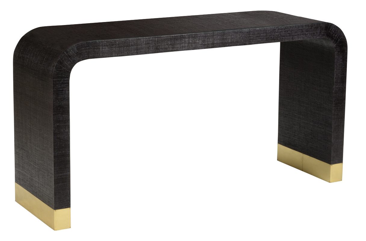 Chelsea House 384205 Waterfall Console Black