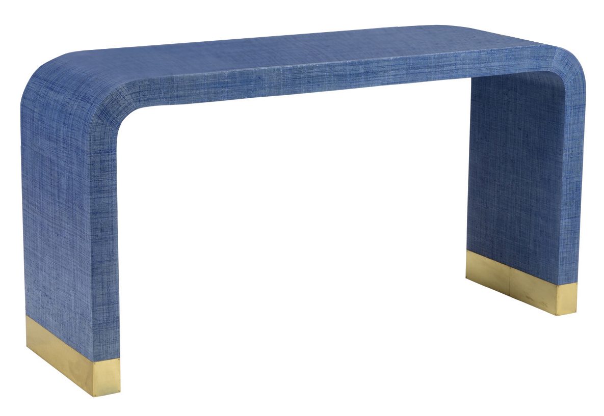 Chelsea House 384206 Waterfall Console Blue