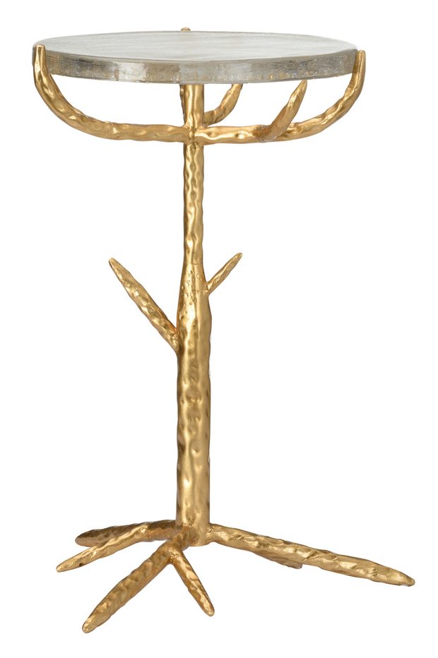 Chelsea House 384268 Gold Twig Side Table