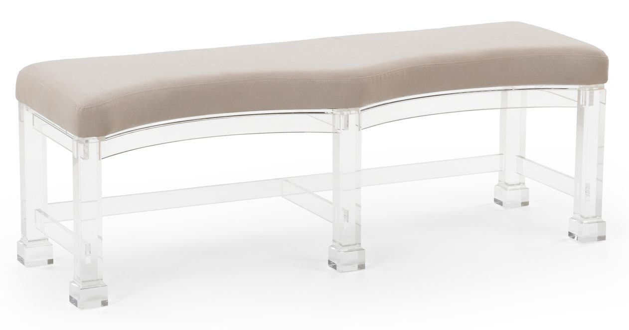 Chelsea House 384400 Hollywood Acrylic Bench