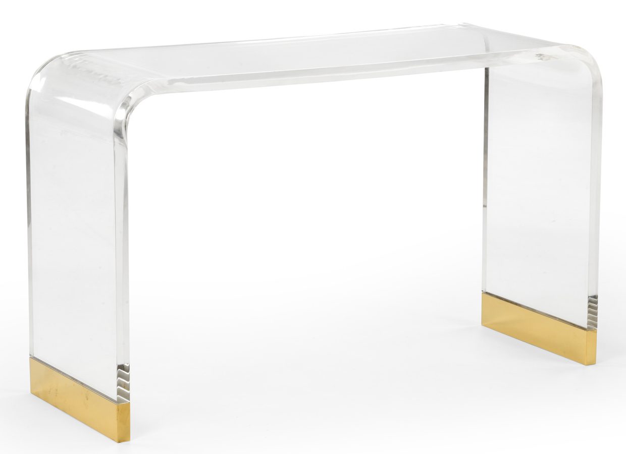 Chelsea House 384401 Acrylic Waterfall Console