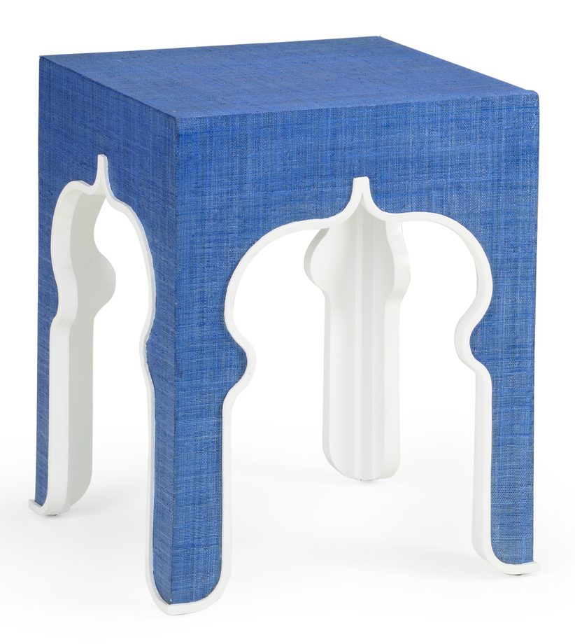 Chelsea House 384418 Moroccan Side Table Blue