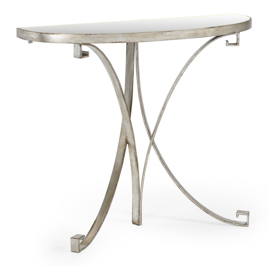 Chelsea House 384563 Cain Console Silver