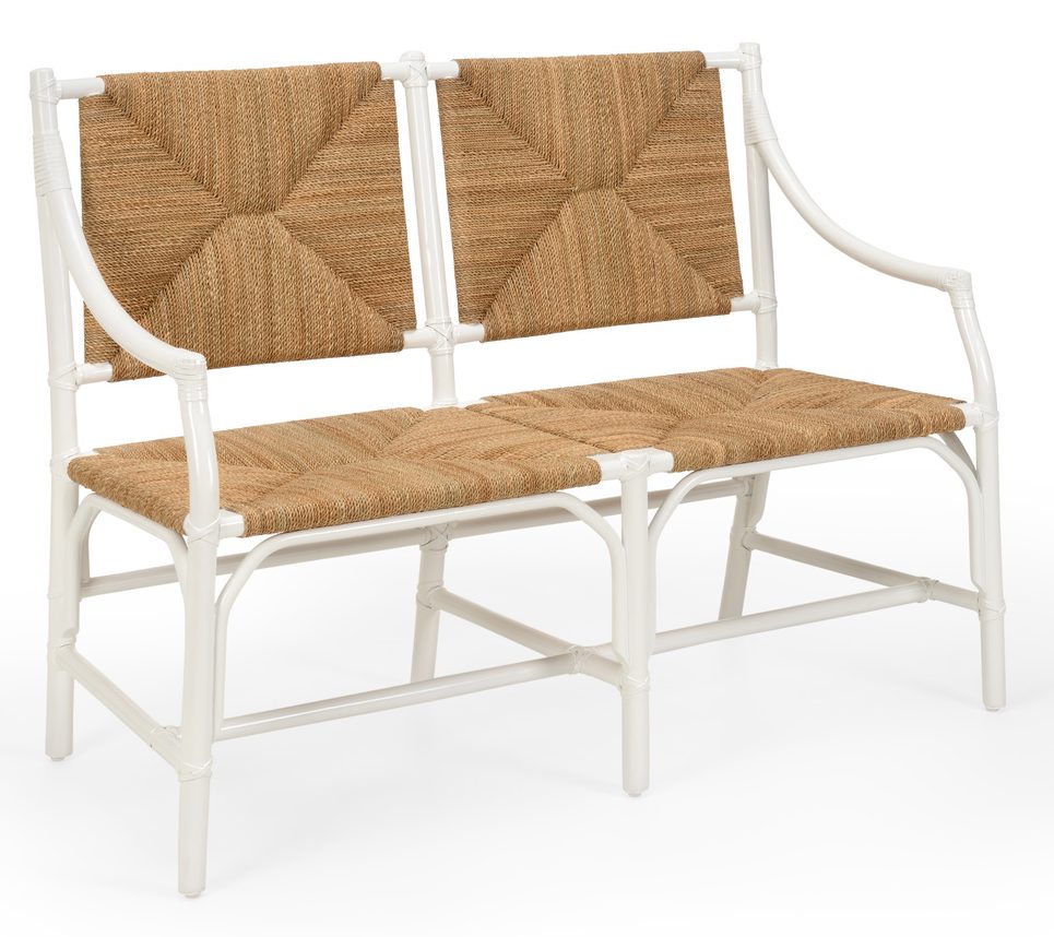 Chelsea House 384719 Mecklenburg Bench White