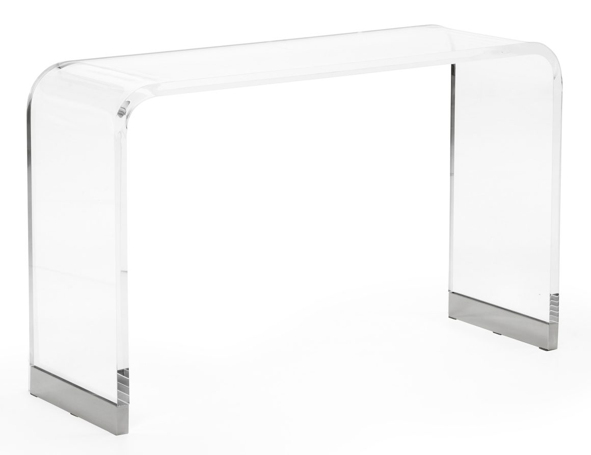 Chelsea House 384789 Waterfall Console Nickel