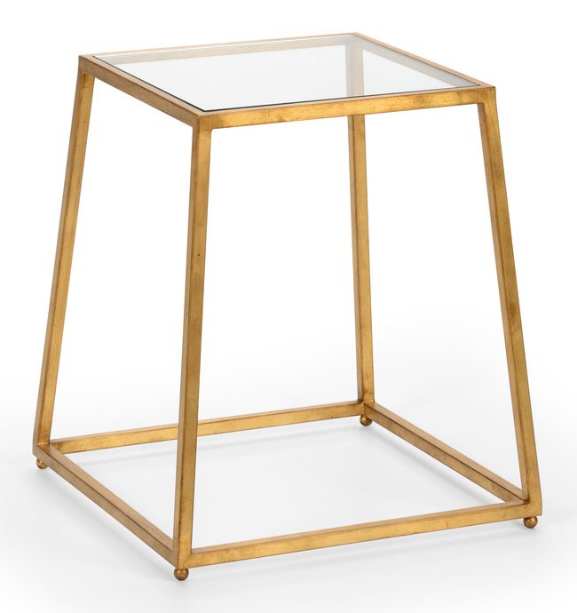 Chelsea House 384952 Bauhaus Table Gold