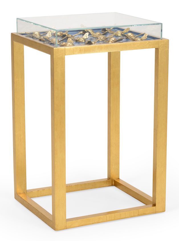 Chelsea House 384962 Flutter Side Table Blue