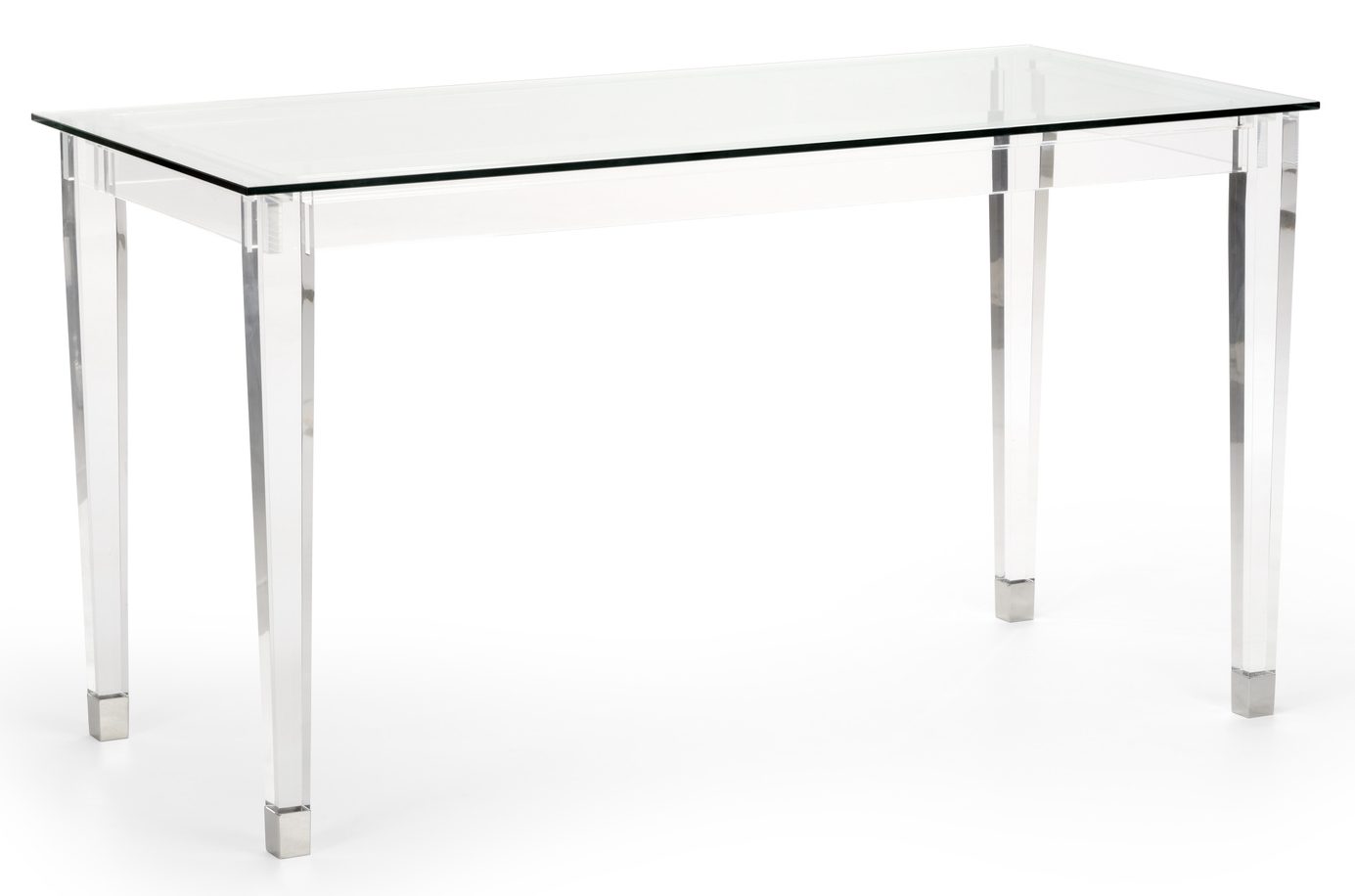 Chelsea House 384972 Acrylic Denver Desk Silver Chelsea House 384972 Acrylic Denver Desk Silver