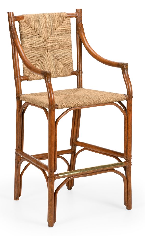 Chelsea House 385060 Mecklenburg Barstool Natural