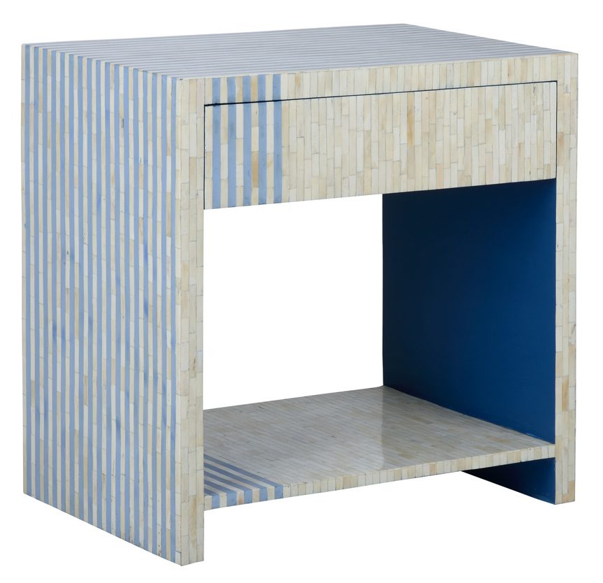Chelsea House 385296 Bedside Table Blue