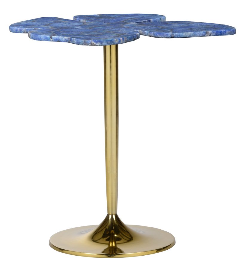 Chelsea House 385299 Petal Side Table Blue