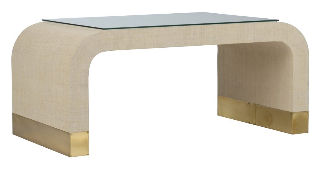 Chelsea House 385345 Waterfall Coffee Table Cream