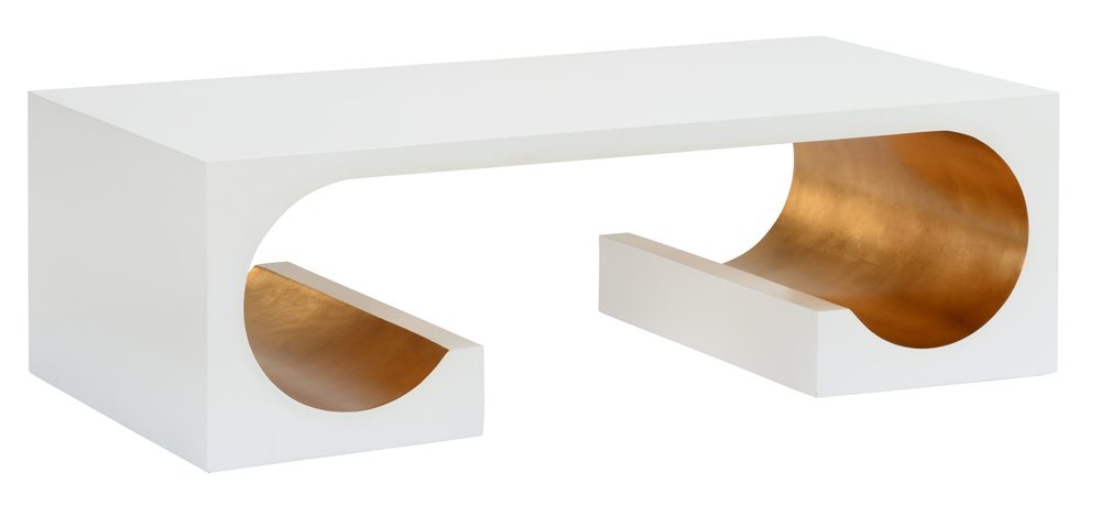 Chelsea House 385418 Equinox Cocktail Table White