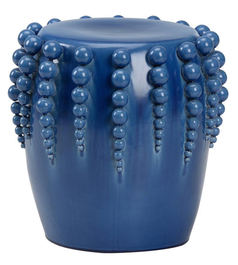 Chelsea House 385650 Sea Urchin Garden Stool Blue