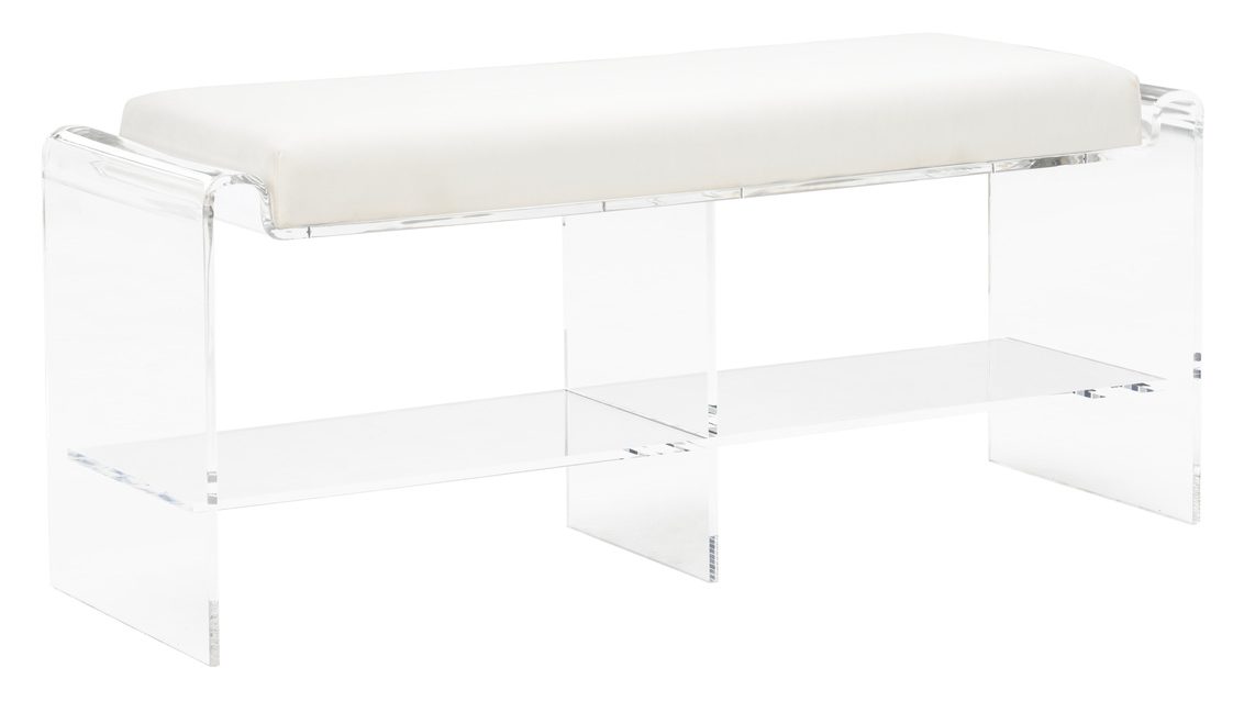 Chelsea House 385676 Renee Acrylic Long Bench