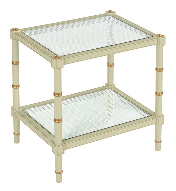 Chelsea House 385710 Conner Cane End Table Green