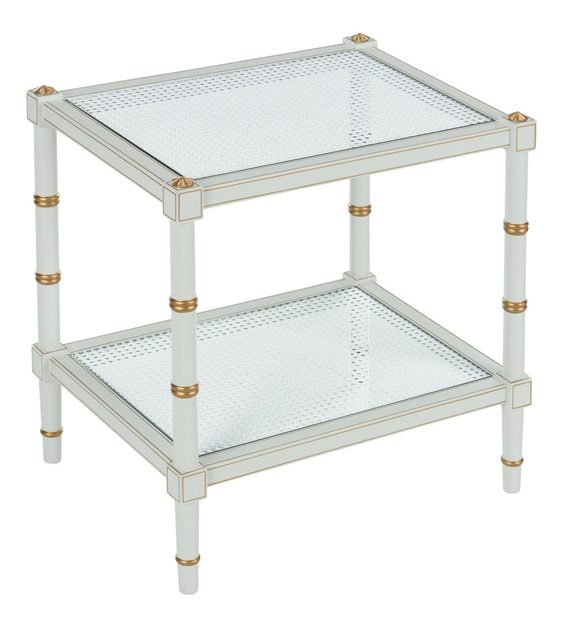 Chelsea House 385713 Conner Cane End Table – Gray