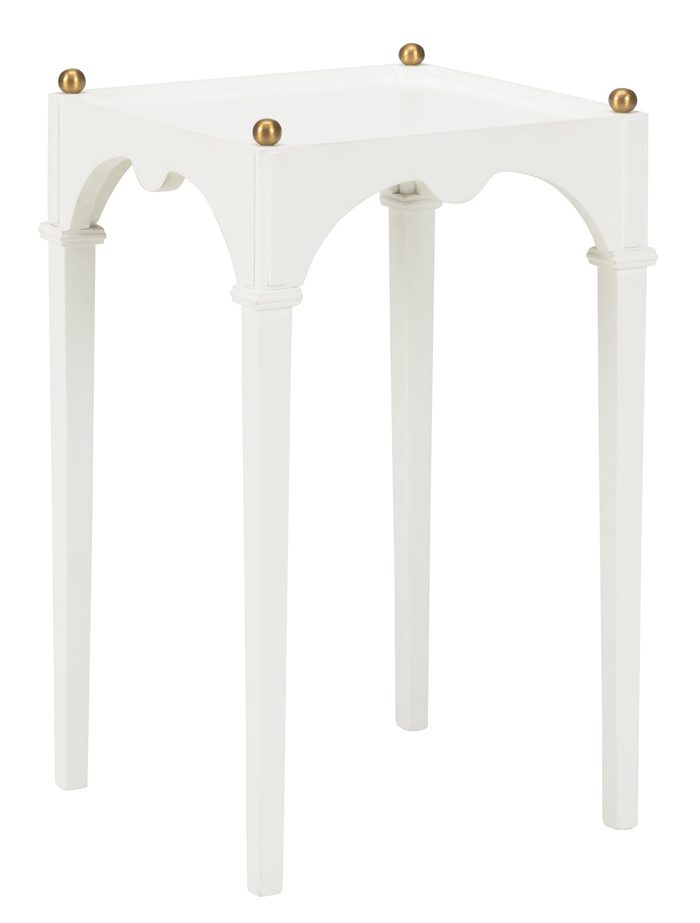 Chelsea House 385802 Kent Drinks Table White