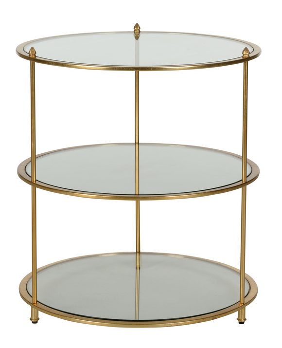 Chelsea House 385882 Regal Side Table – Gold