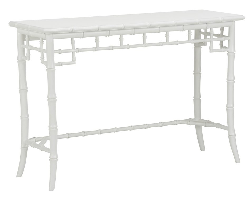 Chelsea House 385904 Bamboo Console White