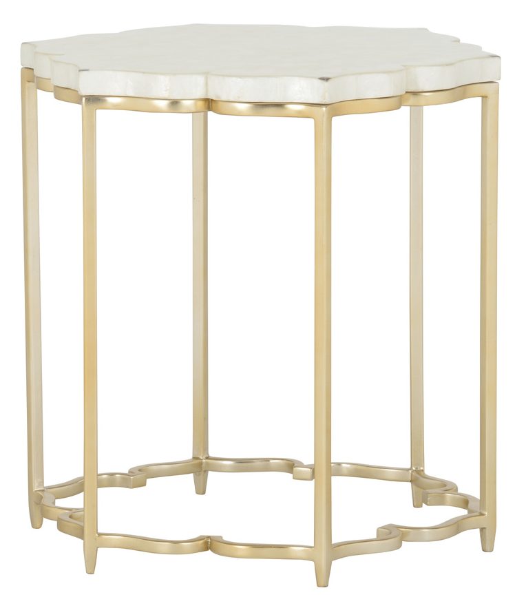 Chelsea House 385920 Lotus Flower Side Table