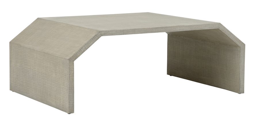 Chelsea House 385922 Calvin Mitered Cocktail Table Gray