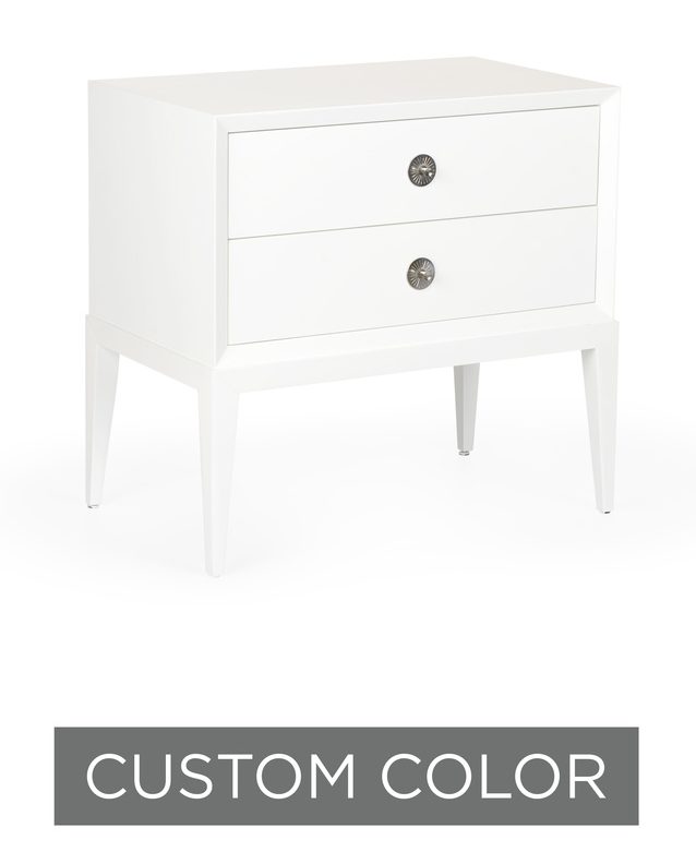 Wildwood Furniture 400005-CUSTOM Beveled Side Chest 2 Drawers