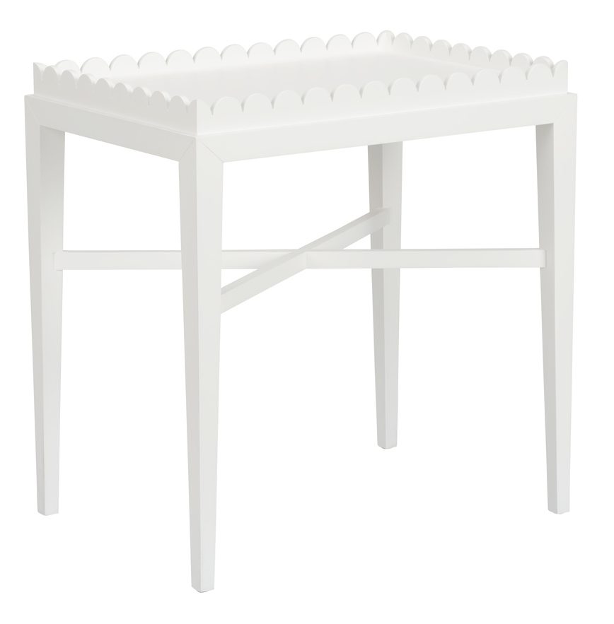 Wildwood Furniture 400063-CUSTOM Scallop Side Table