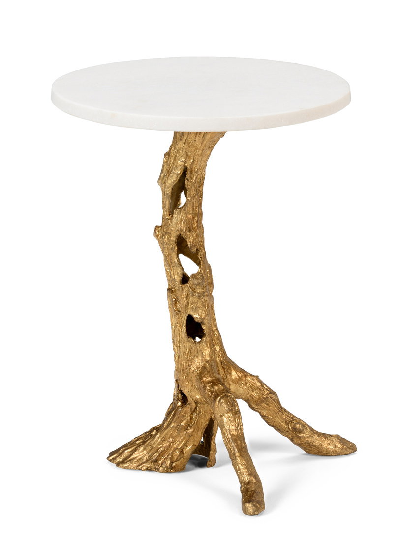 Wildwood Furniture 490061 Woody Side Table Gold