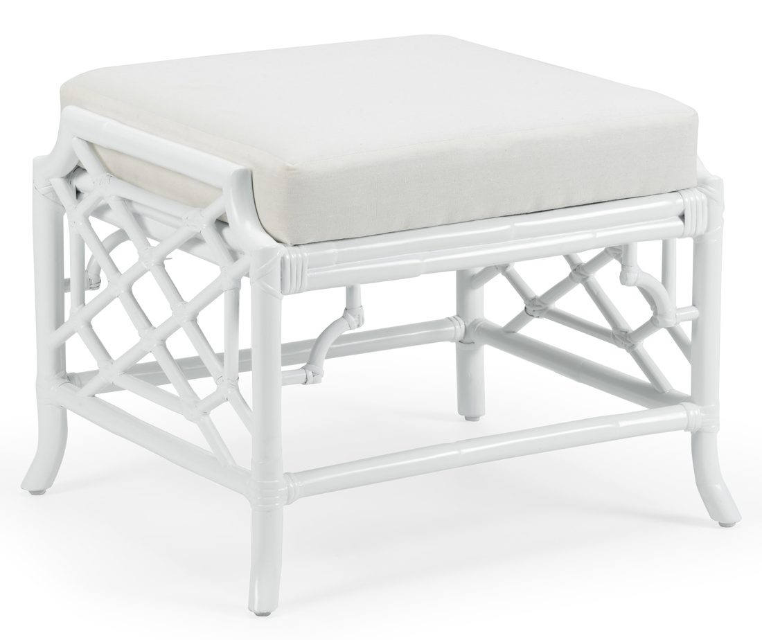 Wildwood Furniture 490446 Wild Palm Ottoman White