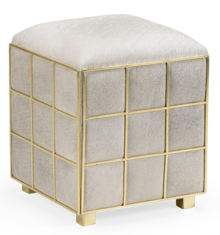 Wildwood Furniture 490471 Square Hide Stool