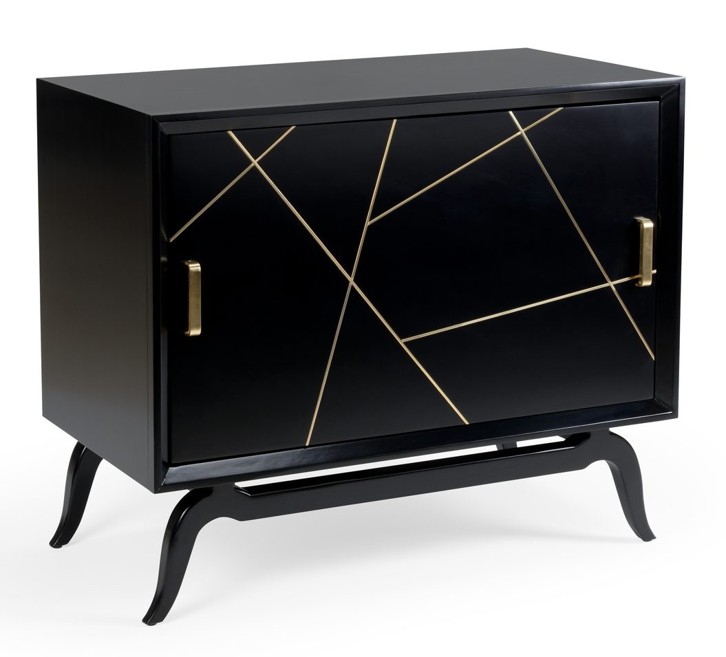 Wildwood Furniture 490477 Sinatra Drinks Cabinet Black