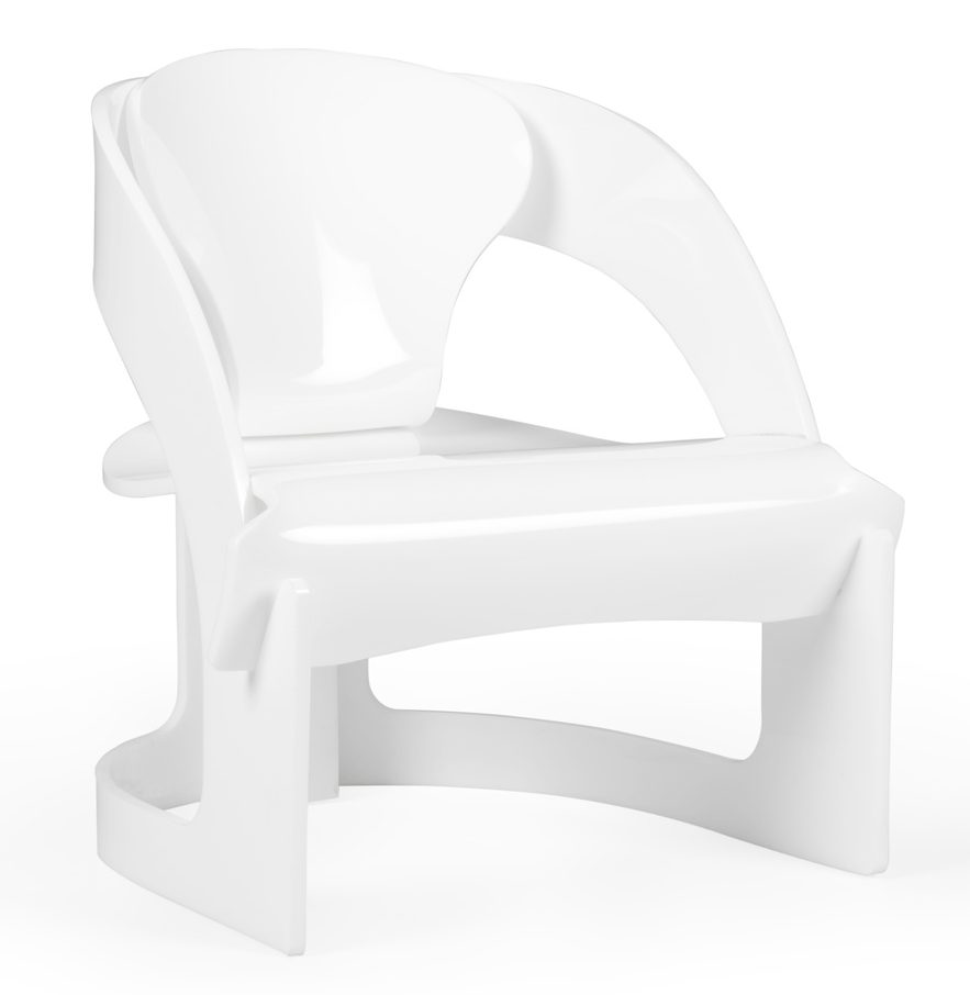 Wildwood Furniture 490586 Beverly Grove Acrylic Chair White