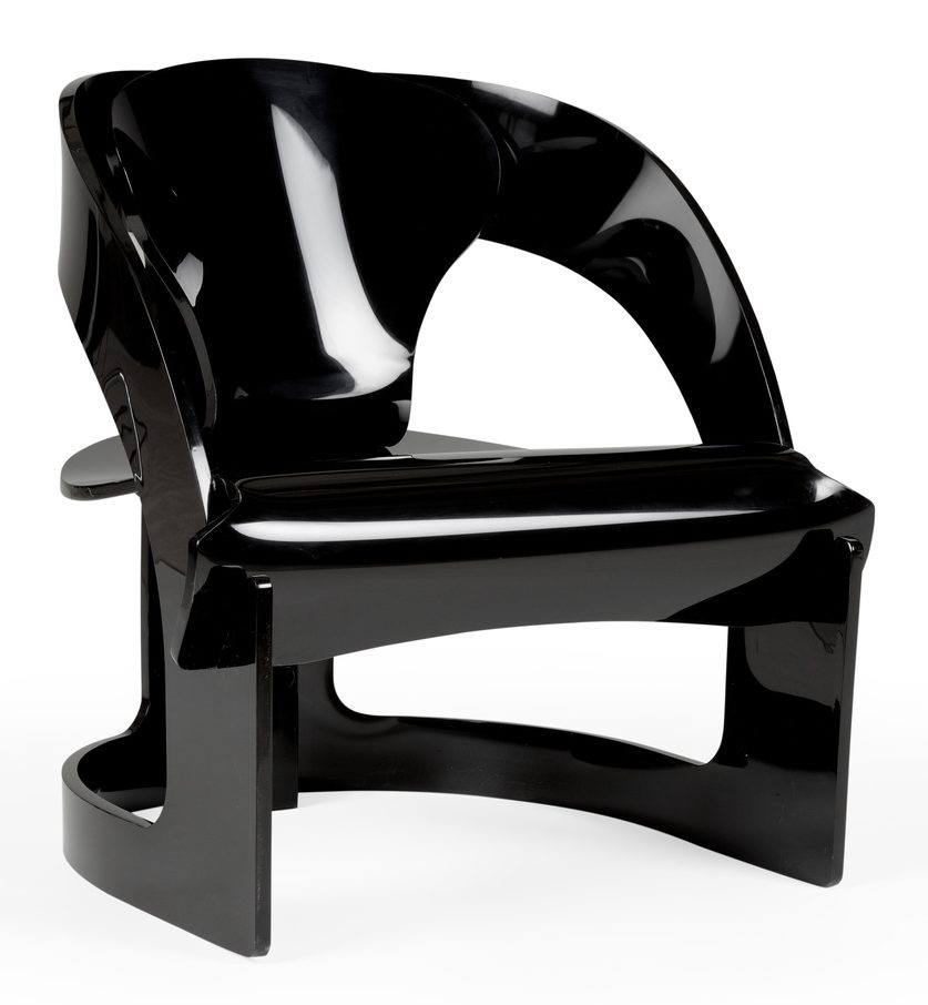 Wildwood Furniture 490587 Beverly Grove Acrylic Chair Black