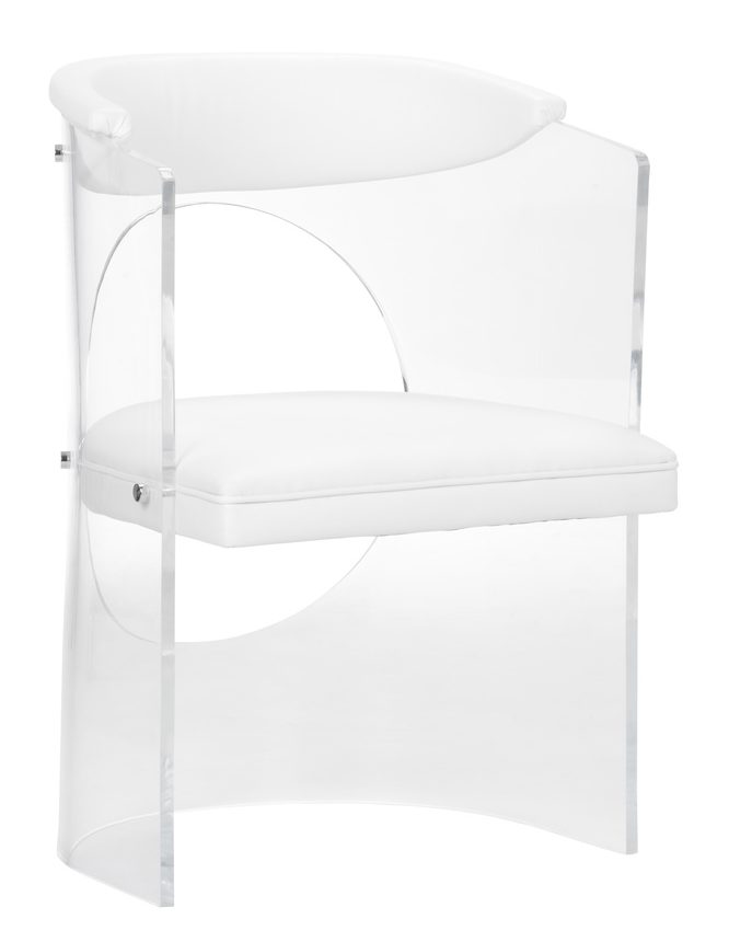 Wildwood Furniture 490625 Baran Barrel Back Chair White