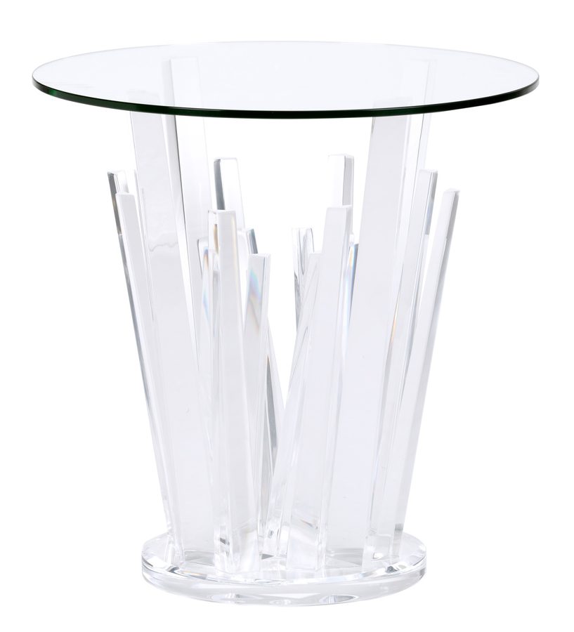Wildwood Furniture 490664 Geode End Table Clear