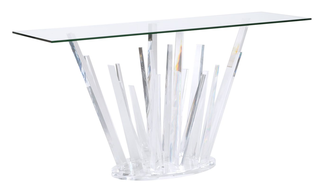 Wildwood Furniture 490666 Geode Console Clear