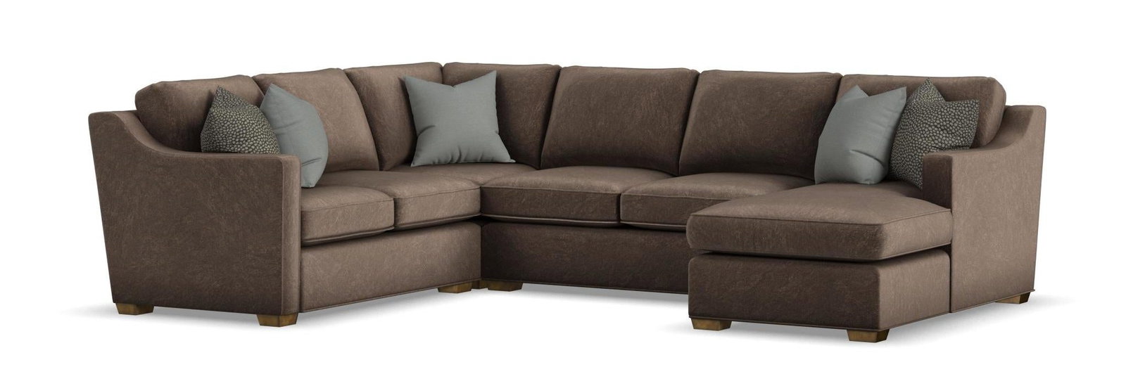 Flexsteel Furniture 7050-SECT Milo Fabric Sectional Flexsteel Furniture 7050-SECT Milo Fabric Sectional