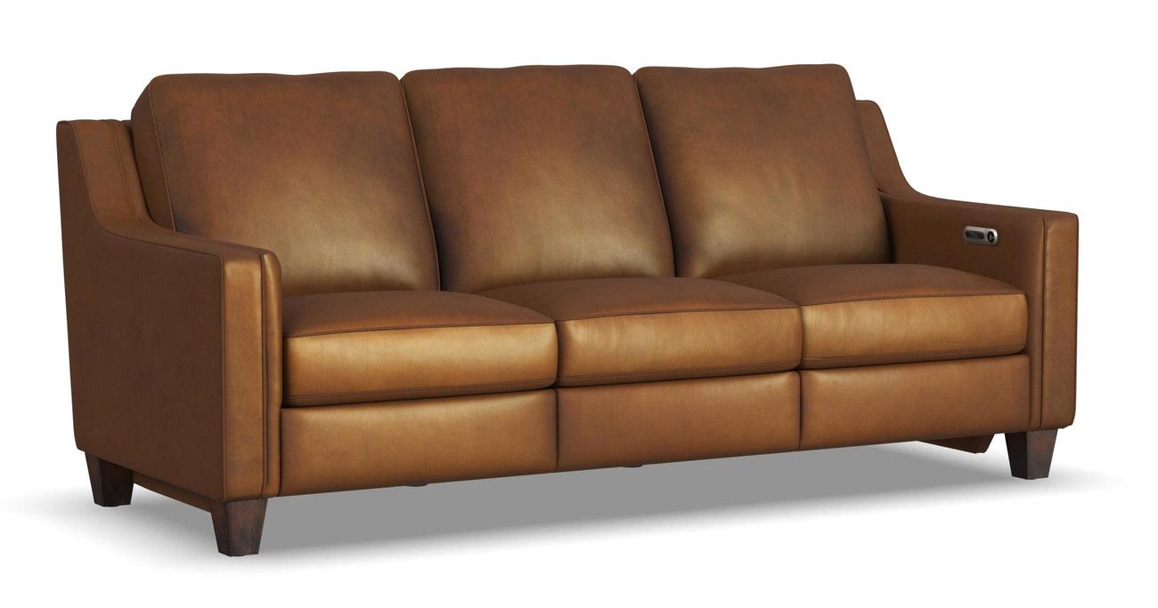 Flexsteel Furniture Q3010-620M-70572 Finley Leather Power Inclining Sofa