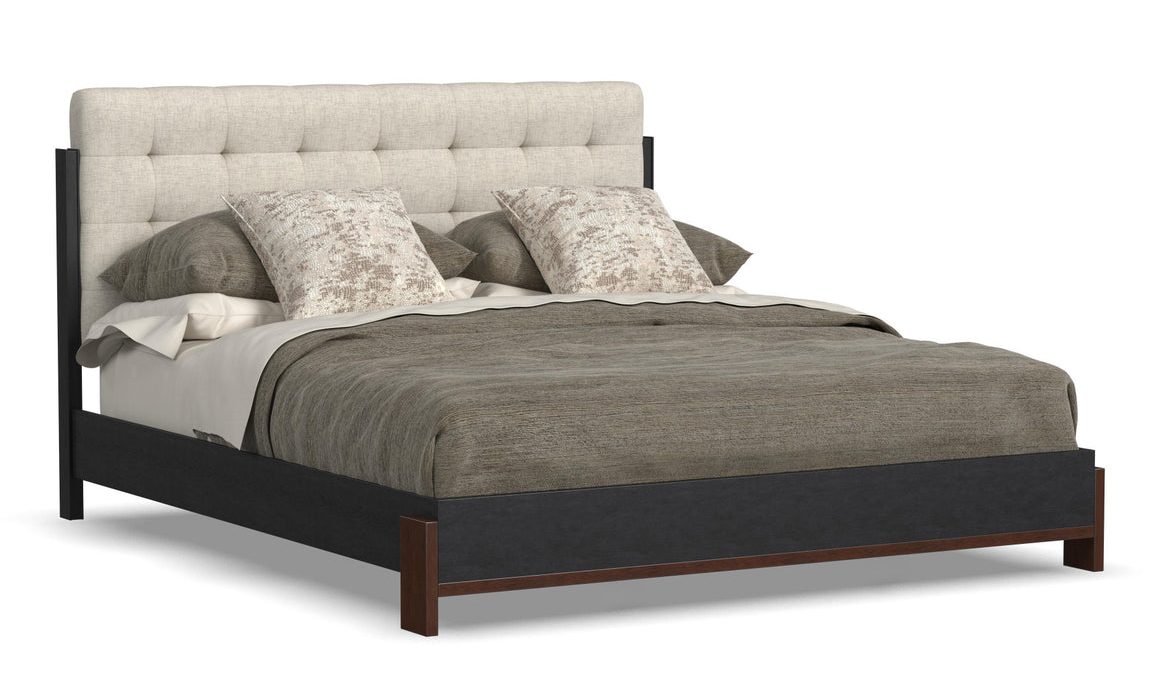 Flexsteel Furniture W1027-90Q Waterfall Queen Upholstered Bed
