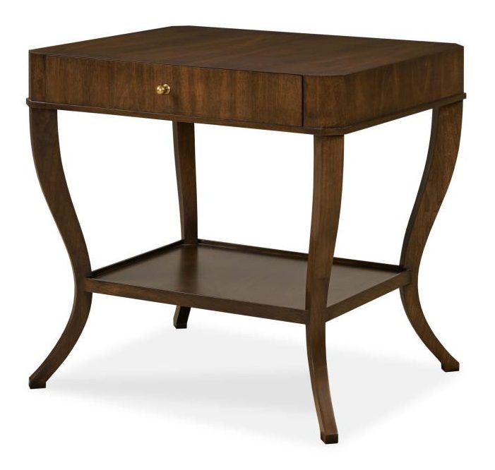 Highland House HH26-182 Henson Walnut Side Table