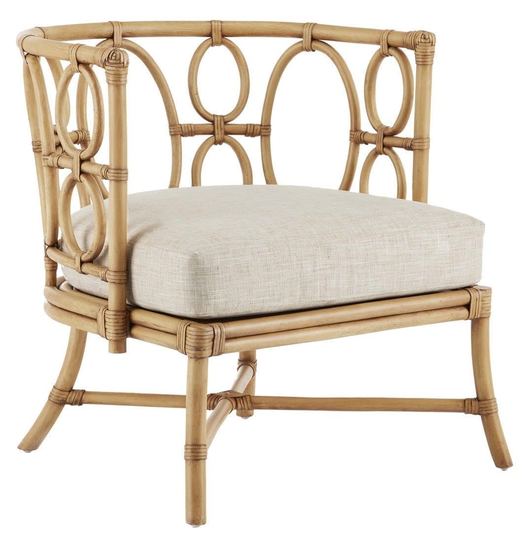 Currey and Company 7000-0582 Tegal Natural Chair, Finn Natural